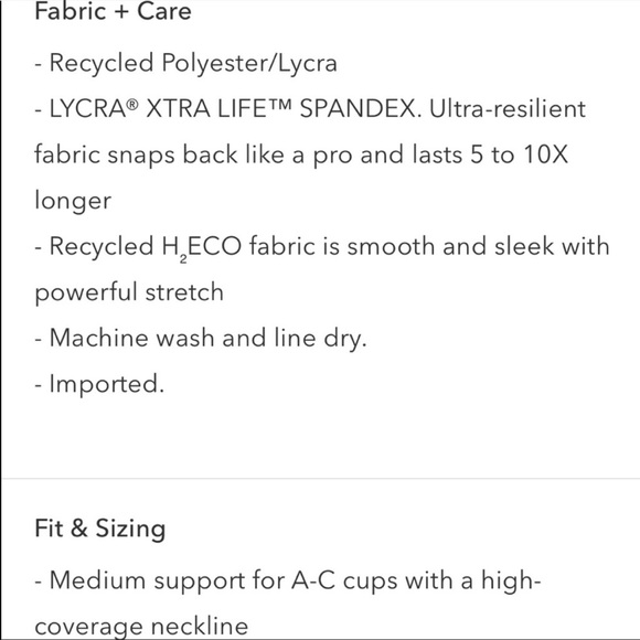 Athleta A-C Conscious Crop Printed Bikini Top
NWT - Picture 7 of 8